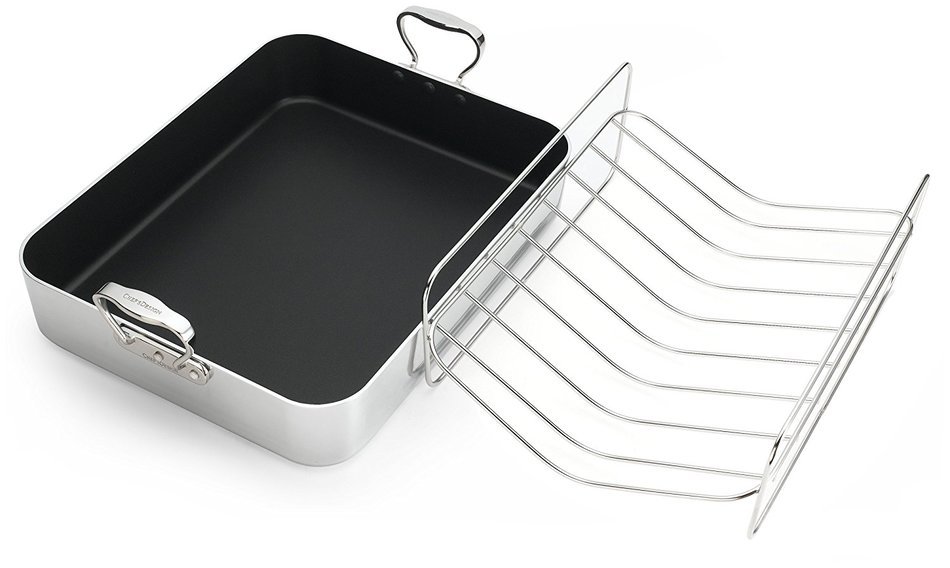 Chef's Design 18-14 1/4-Inch French Roaster with Rack N6