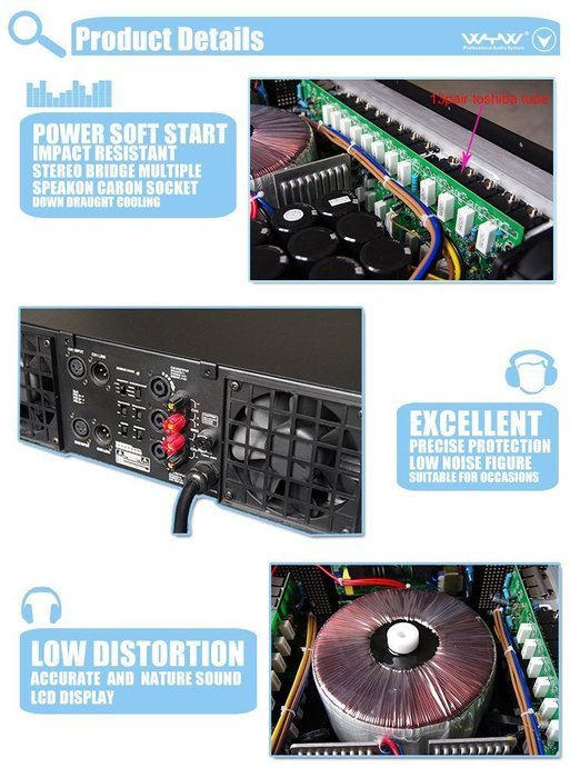 2016 new power amplifier for active speaker CA 20 N2