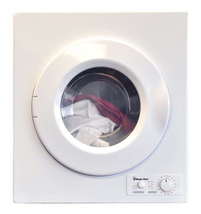 Magic Chef MCSDRY1S 2.6 cu. ft. Laundry Dryer, White