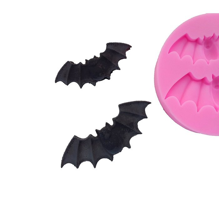 WYD Halloween Decorative Fondant Silicone Mold,Handmade Soap Mold,Cake Mold Decorating,Fondant Baking Mold,Jelly... N5