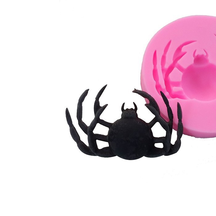 WYD Halloween Decorative Fondant Silicone Mold,Handmade Soap Mold,Cake Mold Decorating,Fondant Baking Mold,Jelly... N6