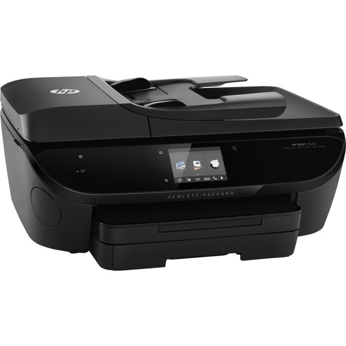 HP - ENVY 7640 Wireless e-All-in-One Printer - Black N2