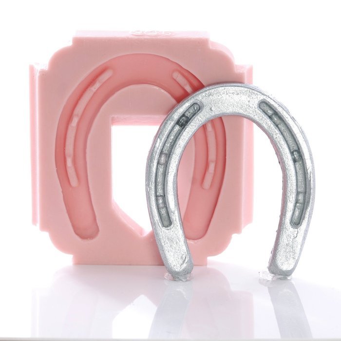Horse Shoe Silicone Mold Chocolate, Fondant, Candy, Soap, Resin, Clay, Wax Flexible and Easy to Use N4