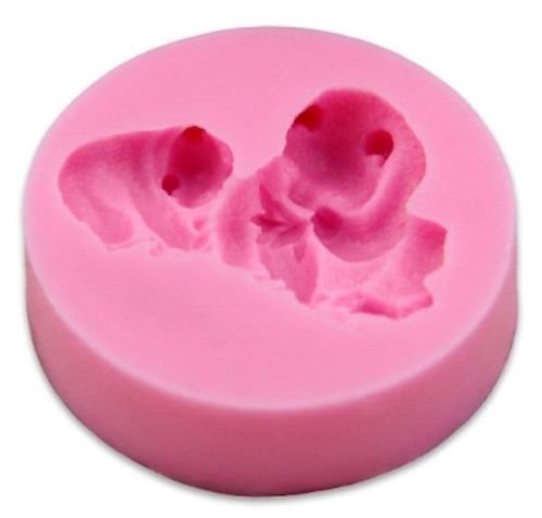 1Pcs Baking Mould Round Non Stick Cake Shapes Panda Bear and Cub Silicone Mold for Fondant, Gum Paste, Chocolate... N2