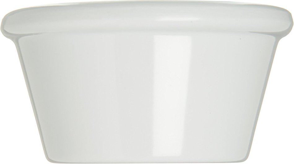 Carlisle 085202 Melamine Smooth Ramekin, 2 oz Capacity, White (Case of 72) N4