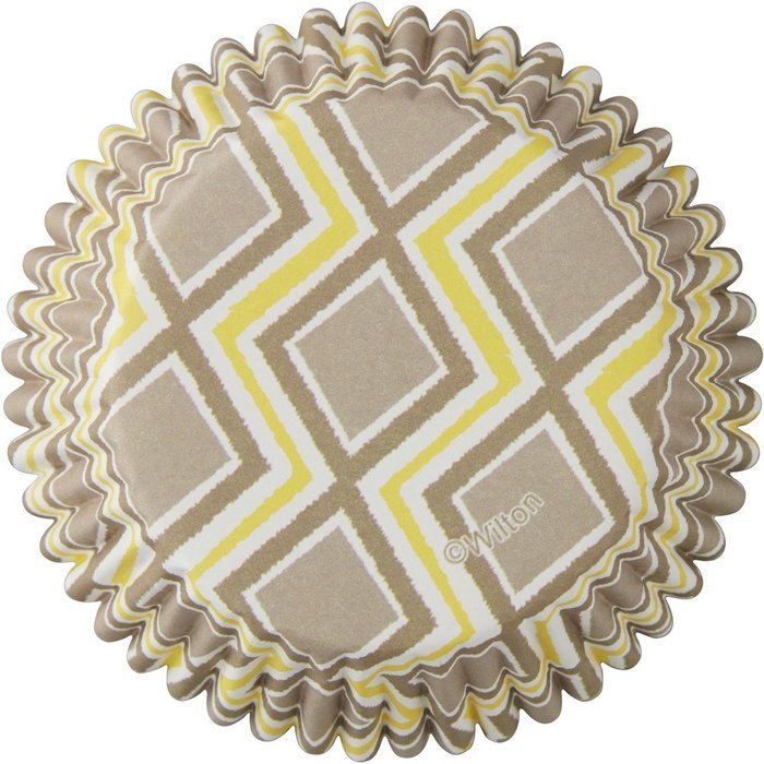 Wilton 415-8767 36 Count Ikat Pattern Cupcake Liners N3