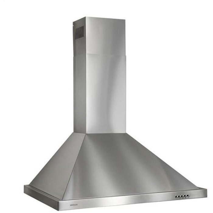 Broan B5830SS 30" European Style Wall Mount Chimney Hood with 450 CFM Internal Blower 5 Push Button Controls Dishwasher-Safe...