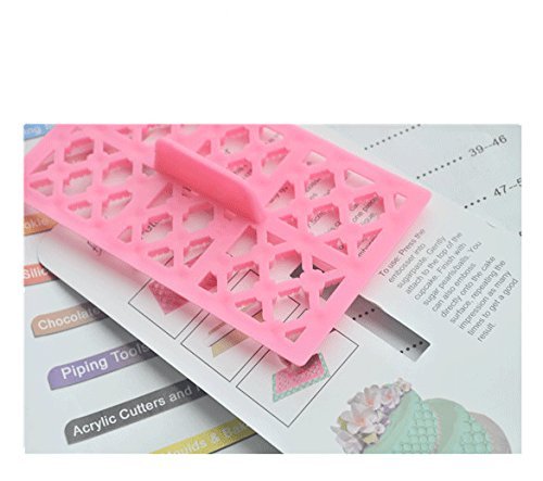Anyana Lattice & Flower Plastic Cookie Cutter Cake Mould Tool Kitchen Tool Sugar Paste Baking Mould Cookie Pastry N3