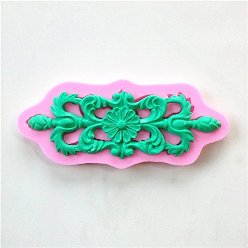 Wocuz W0593 Decoration Flower Lace Pattern Fondant Chocolate Candy Making Mold Small Pastry Mould Cake Decorating...