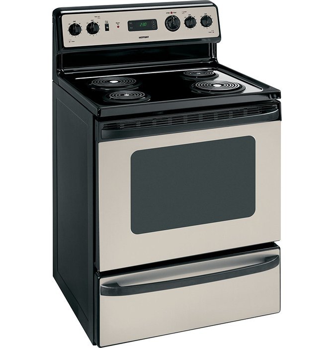 HOTPOINT GIDDS-631093 30" Free-Standing Electric Range, Silver