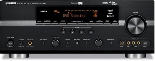 Yamaha RX-V861BL 7.1-Channel XM-Ready Home Theater Receiver (Discontinued by Manufacturer)