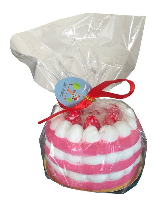 Squishy & Slow Rise SCENTED Eric Next Series JUMBO Strawberry Cake & Bonus Random Jenna Lyn Squishy! (Chocolate... N7