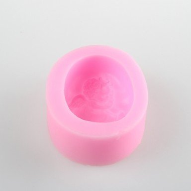 Sher Sleeping Angel Shaped Soap Mold Mooncake Mould Fondant Cake Chocolate Silicone Mold, Decoration Tools Bakeware N3