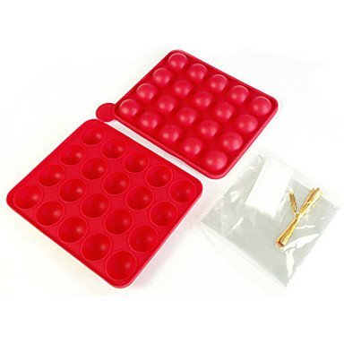 Y&XL&H Silicone Cake Pop Mould Cupcake Mold Lollipop Sticks Baking Tray Stick Tool N4
