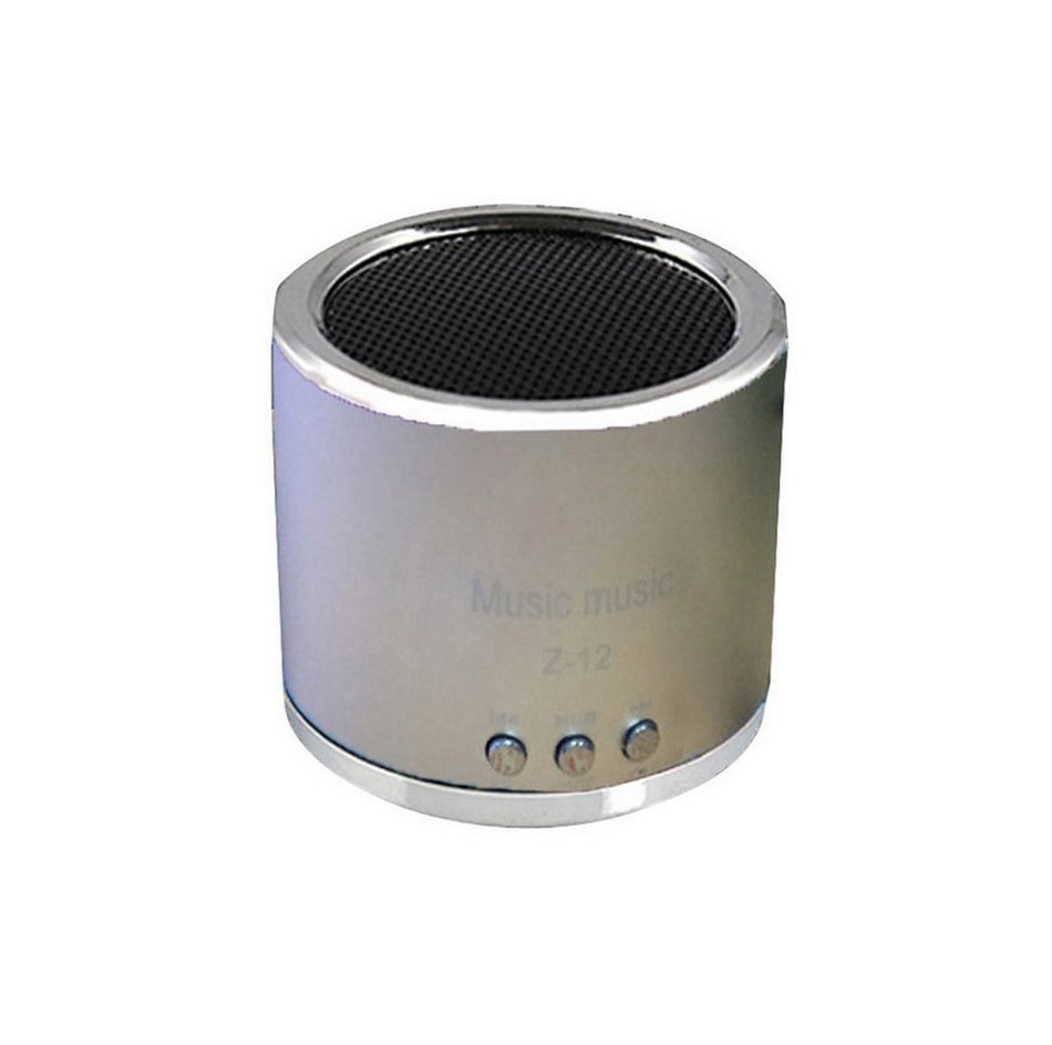 Coromose&reg; Wireless Portable Mini Speaker;FM Radio USB SD TF Card MP3 Player(Silver) N2