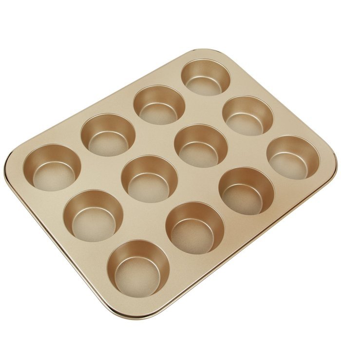 Yilove Non Stick 12 Cup Muffin Cupcake Pan (Black) N7 free image download