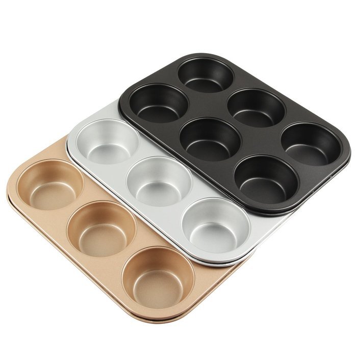 Yilove Non Stick 12 Cup Muffin Cupcake Pan (Black) N9