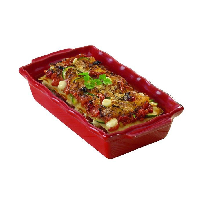 Swissmar Le Cordon Bleu Charmant Small Rectangular Roasting Dish, 1.7 Quart, Jaune Yellow N4