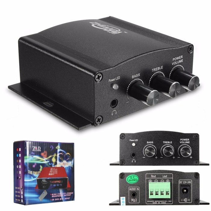 ELEGIANT 30W + 30W High Power Enthusiast Desktops Pure Digital Hi-Fi Stereo Amplifier for Car Home Motorcycle... N8