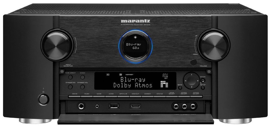 Marantz SR7010 9.2 Channel Full 4K Ultra HD AV Surround Receiver with Bluetooth & Wi-Fi N10