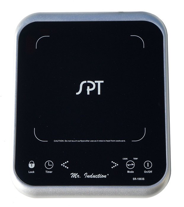 SPT SR-1883S 1650W Induction Cooktop, Silver