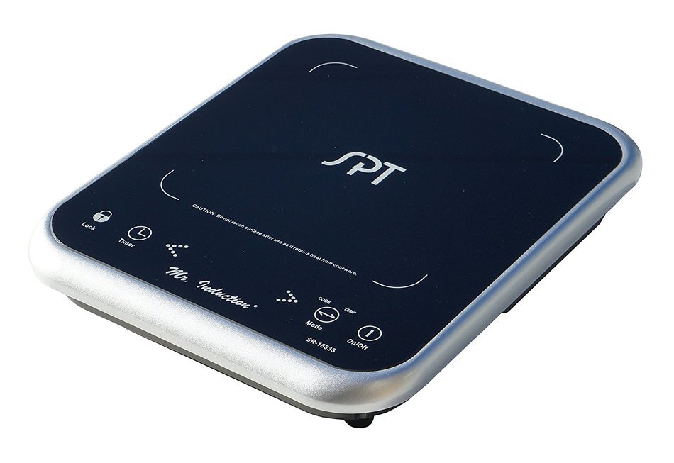 SPT SR-1883S 1650W Induction Cooktop, Silver N2