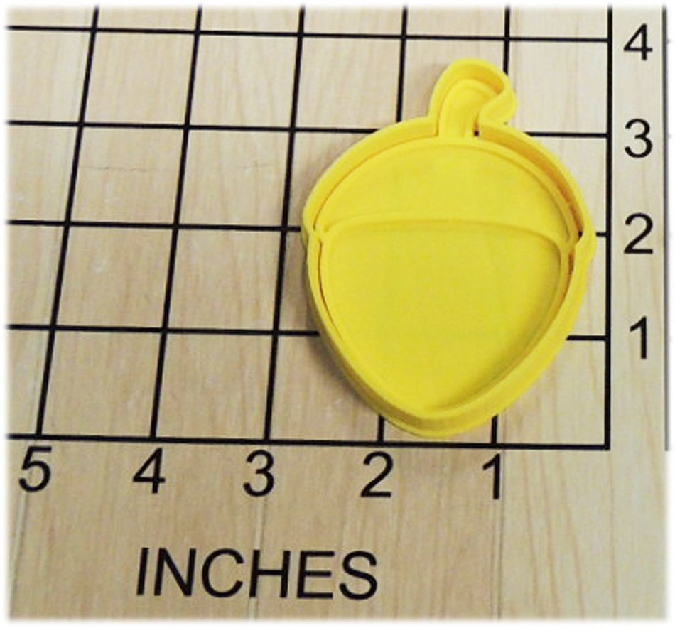 Fall Acorn Shape Fondant Cookie Cutter and Stamp #1333