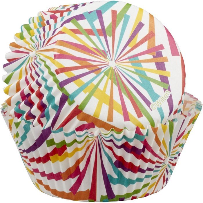 Wilton 415-8759 75 Count Starburst Cupcake Liners