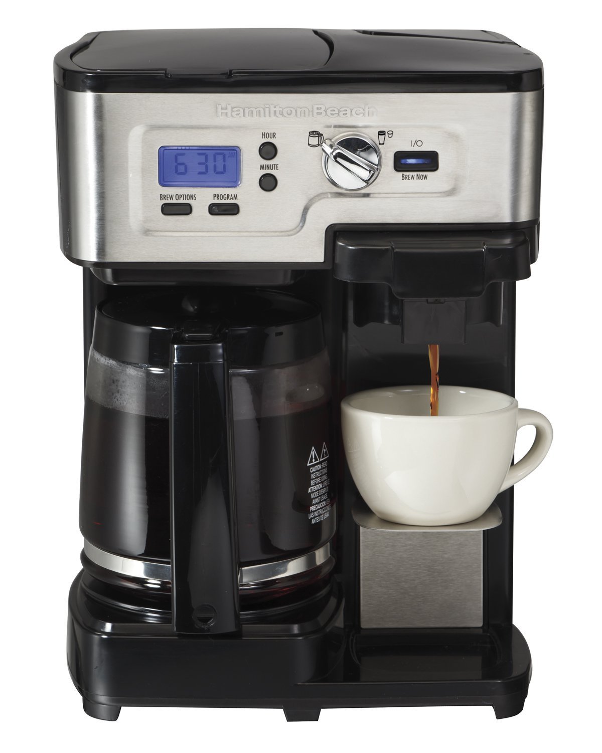 Hamilton Beach 49983 12 Cup 2Way FlexBrew Digital Single with Bonus ...