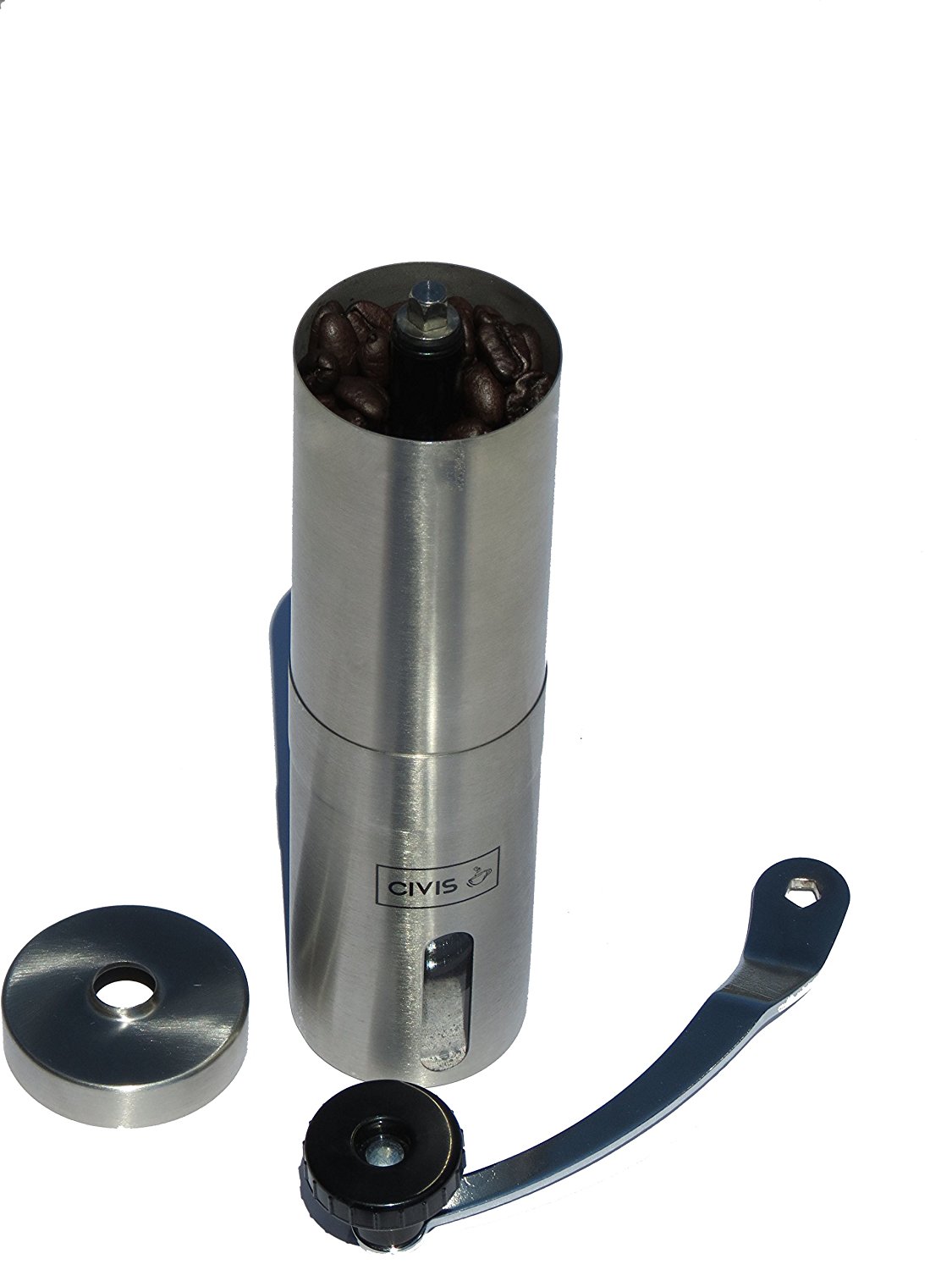 Adjustable Manual Stainless Steel Ceramic Burr Coffee Grinder N2 Free 