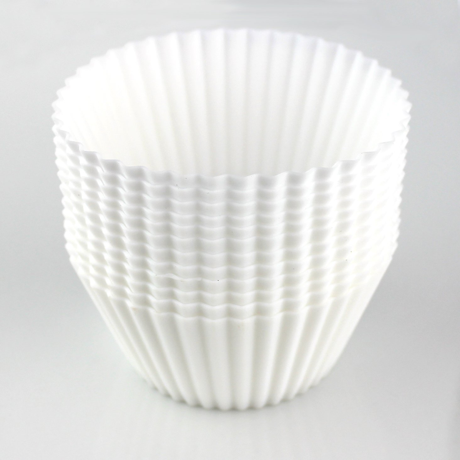 California kitchenware butterfield silicone cupcake molds white set of