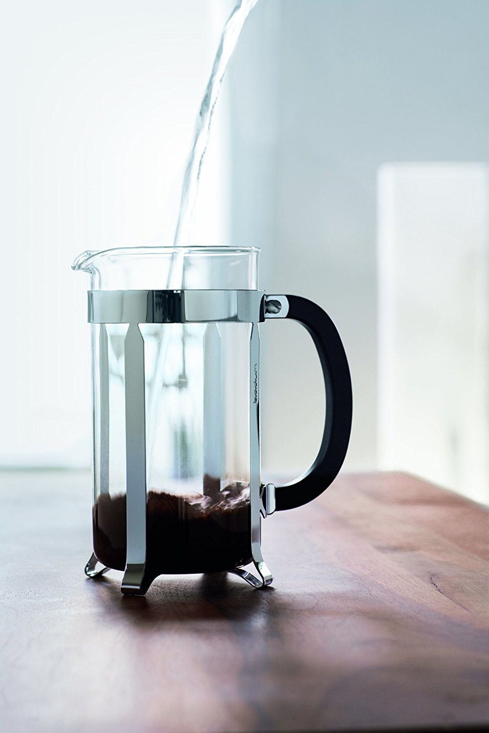 Bodum Chambord 8 Cup French Press Coffee Maker, 34 oz., Chrome N6 free