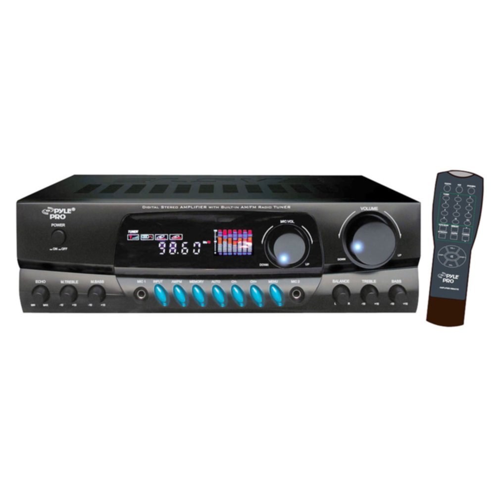 Pyle PT260A 200W Home Stereo Receiver & Digital AM/FM Tuner Consumer ...