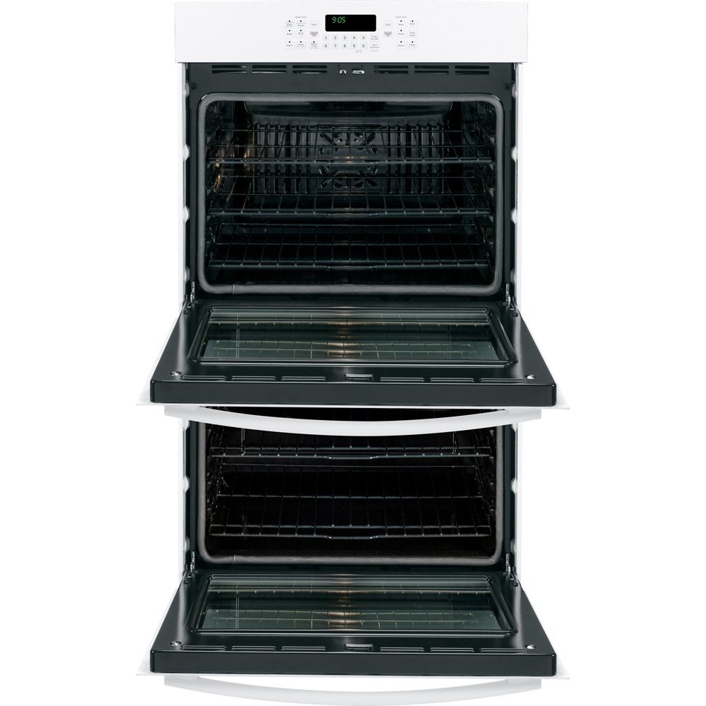 GE JT5500DFWW 30" White Electric Double Wall Oven Convection N2 free