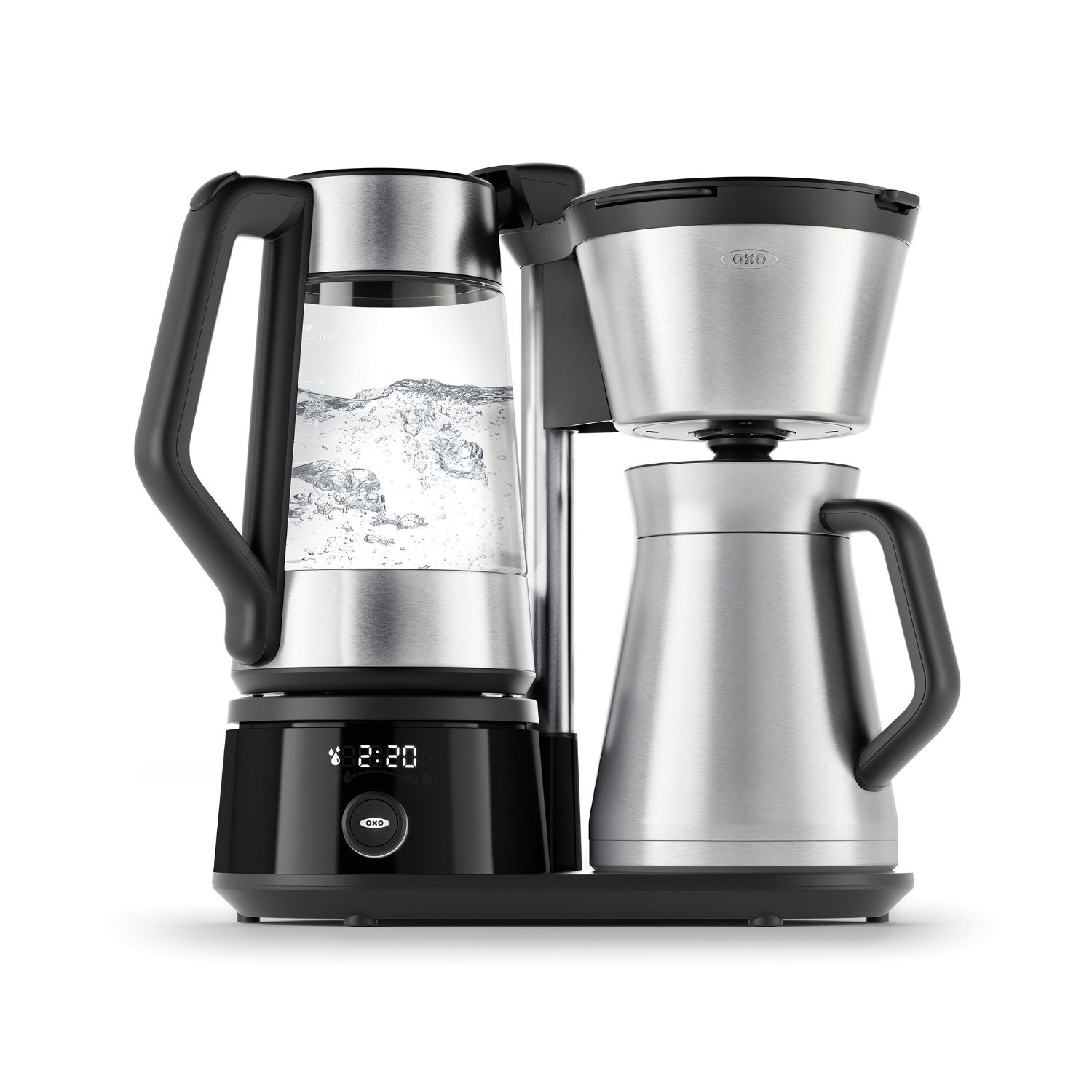 OXO On Barista Brain 12 Cup Coffee Maker with Removable Kettle N3 free