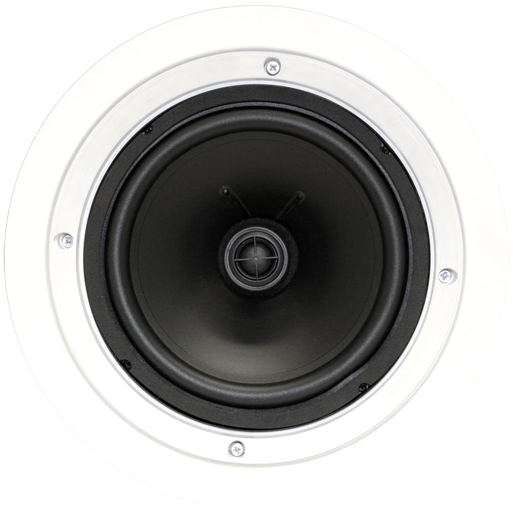 Diffusori Da Soffitto Q Acoustics QI80 C Professional – 20,3 Cm, Coppia, Griglia Rotonda Magnetica, Adatti Per Ambienti Umidi