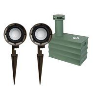 SpeakerCraft Boom Tomb 10" In-Ground Subwoofer with OG-Three Landscape Speakers - Pair