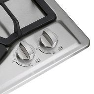 Windmax 23" Curve Stainless Steel 4 Burner Stove NG/LPG Hob Cooktops Cooker N8