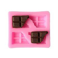 Y&amp;XL&amp;H 3D Chocolate Half Pieces Liquid State Modeling Chocolate Silicone Cake Mold N2