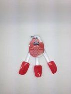 Cook&#039;s Corner 3-Piece Mini Spatula Set (Red) N9