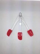 Cook&#039;s Corner 3-Piece Mini Spatula Set (Red) N10