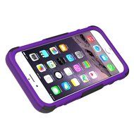 iPhone 6s Case, HLCT Rugged Shock Proof Dual-Layer Case with Built-In Kickstand for iPhone 6s / 6 4.7 Inch (Blue) N9