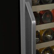 EdgeStar 155 Bottle Built-In or Freestanding Dual Zone Wine Cooler - Stainless Steel/Black N5