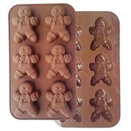 GUO -Silica gel Cake molds Chocolate mold Baking mold 5 pieces