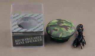 Fashion Camouflage Portable Mini Speaker for Cell Phone and Mp3 Player with Lithium Battery N4
