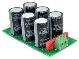 Electronics-Salon 1PCS Capacitor Filter Bare PCB, Support 6pcs D35mm Electrolytic Capacitors. N7