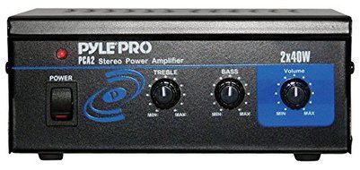 Pyle Pca2 80w Mini Home Theater Power Amplifier Amp 80 Watt Pca-2