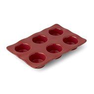 Prima Design Red Muffin Pan, 8 by 11.75-Inch