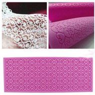 Genenic Silicone Fondant Chocolate Mould Cake Decorating Mold Lace Mat N5