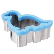 FEESHOW Stainless Steel Sandwich Cutter Biscuit Mold Cookie Cutter (Blue Dinosaur) N6